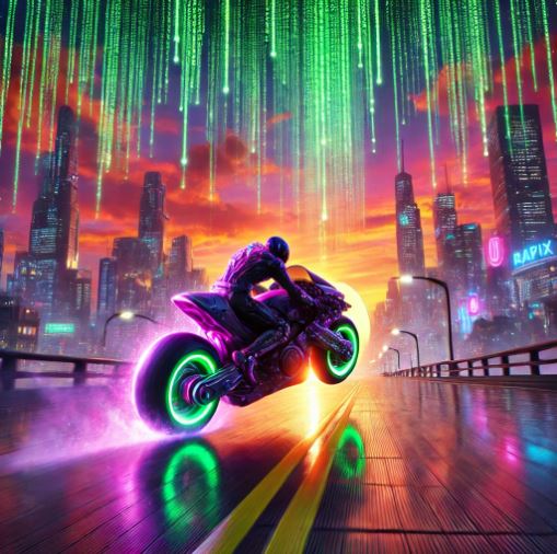 Riding into the Sunset